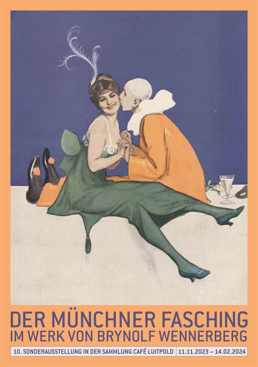 Flyer Ausstellung Münchner Fasching