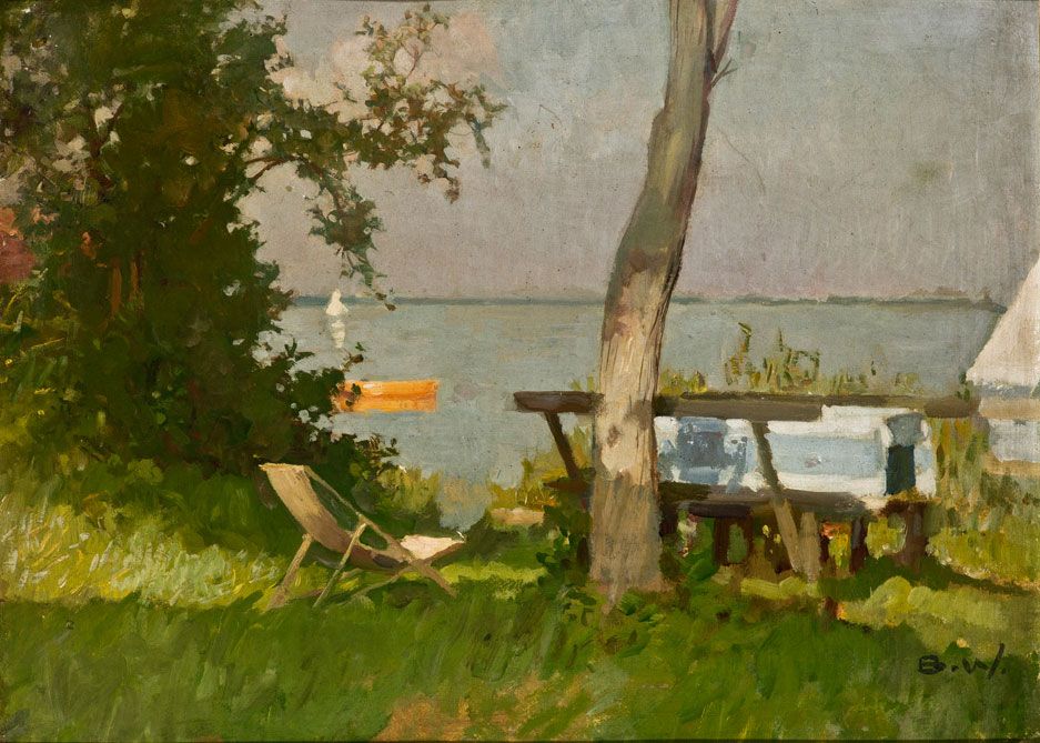 Gemälde Seenlandschaft